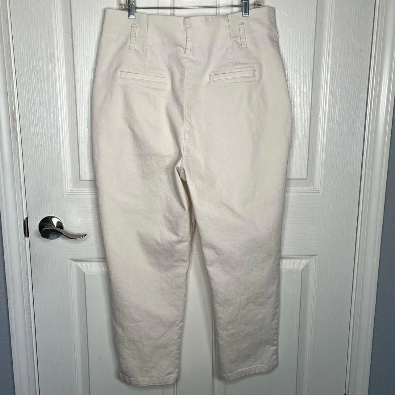 A New Day Cream Paperbag Waist Pants - Image 6