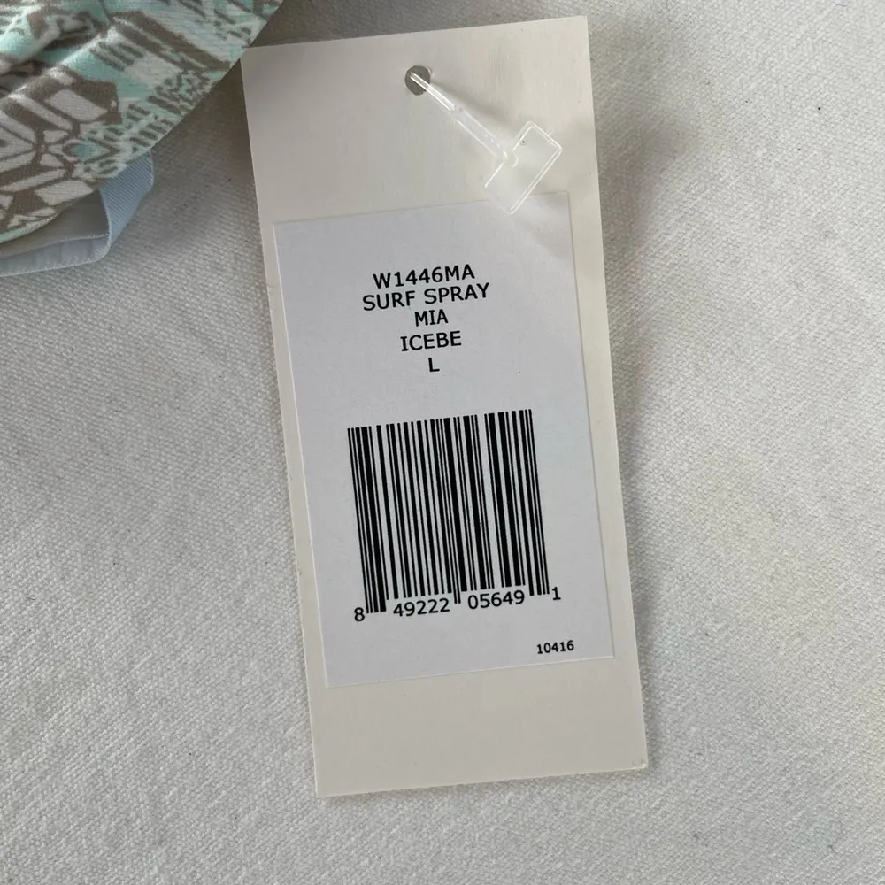 NWT Eberjey Mia Bikini Swimsuit Top in Grey Surf Size Large‎ - Image 8