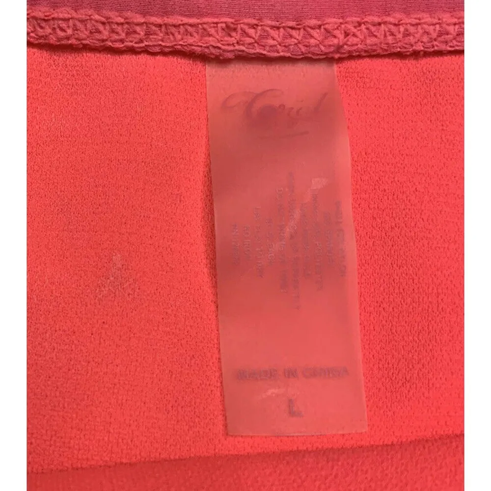 Juniors Corel High Waist Retro Strapless Push Up 2 Piece Bikini Swimsuit Sz L - Image 8