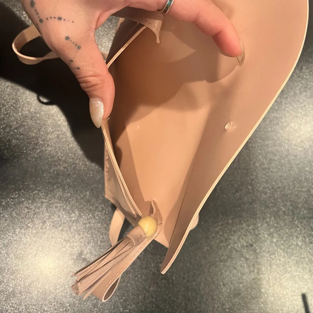 Light Pink NWOT Womens Purse Pocketbook Crossbody Small - Image 3