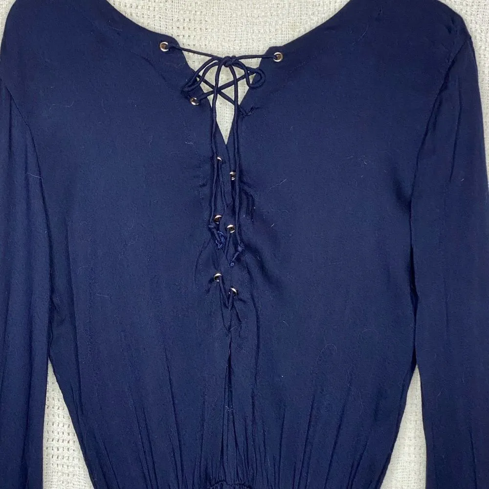 Faithfull the Brand Shorts‎ Romper Blue - Image 2