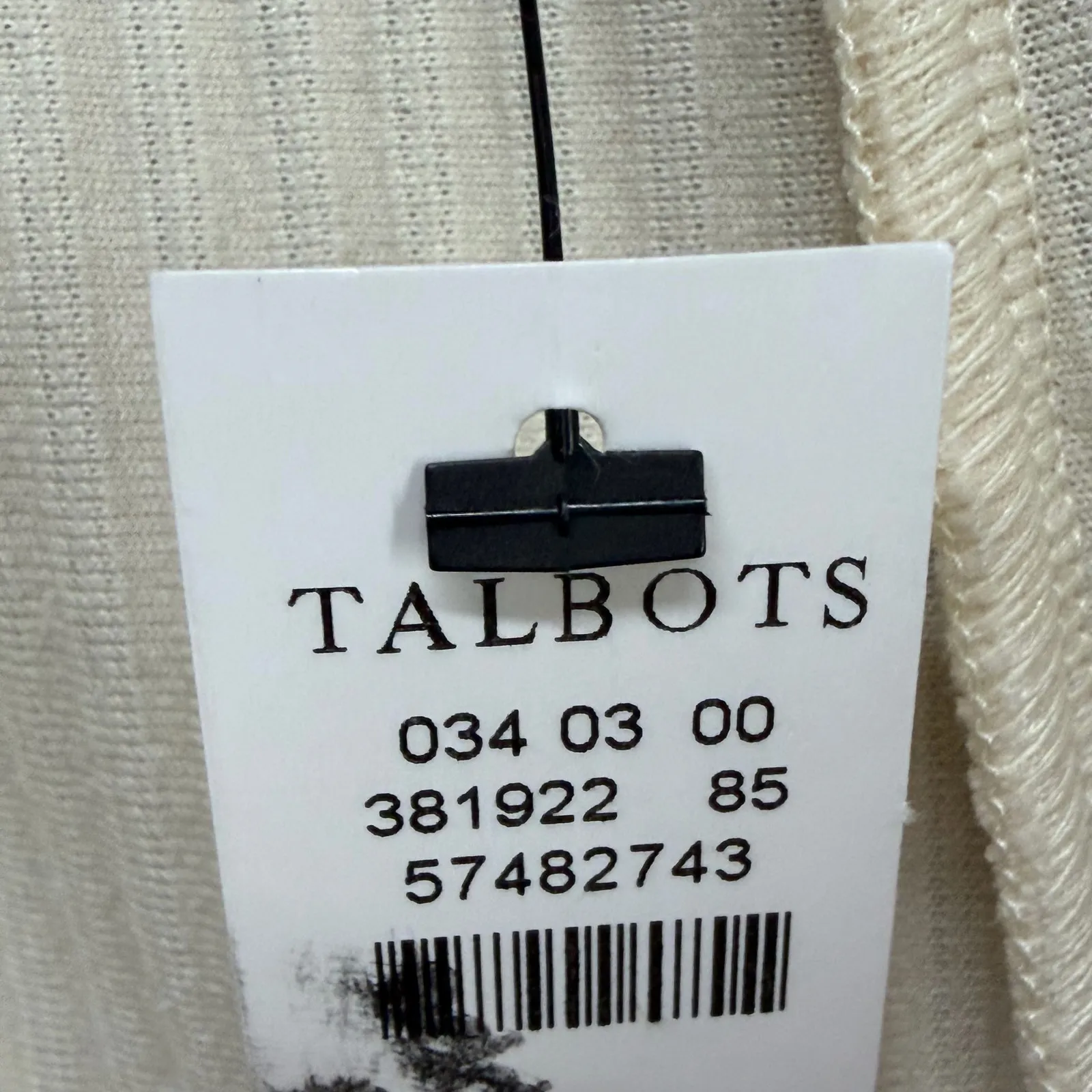 T by Talbots Sky Lounge Velour Pants XL Ivory Wide Leg Ribbed Soft Cozy Travel - Image 10