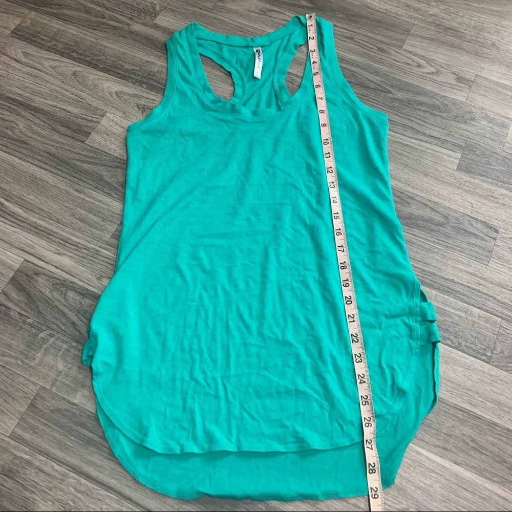 Fabletics Athletic Teal Tank Top; size Small - Image 4