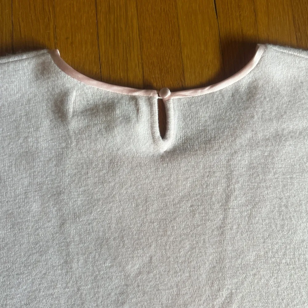 Vintage Y2K Studio Works Baby Pink Short-Sleeve Sweater, Size 1X - Image 6