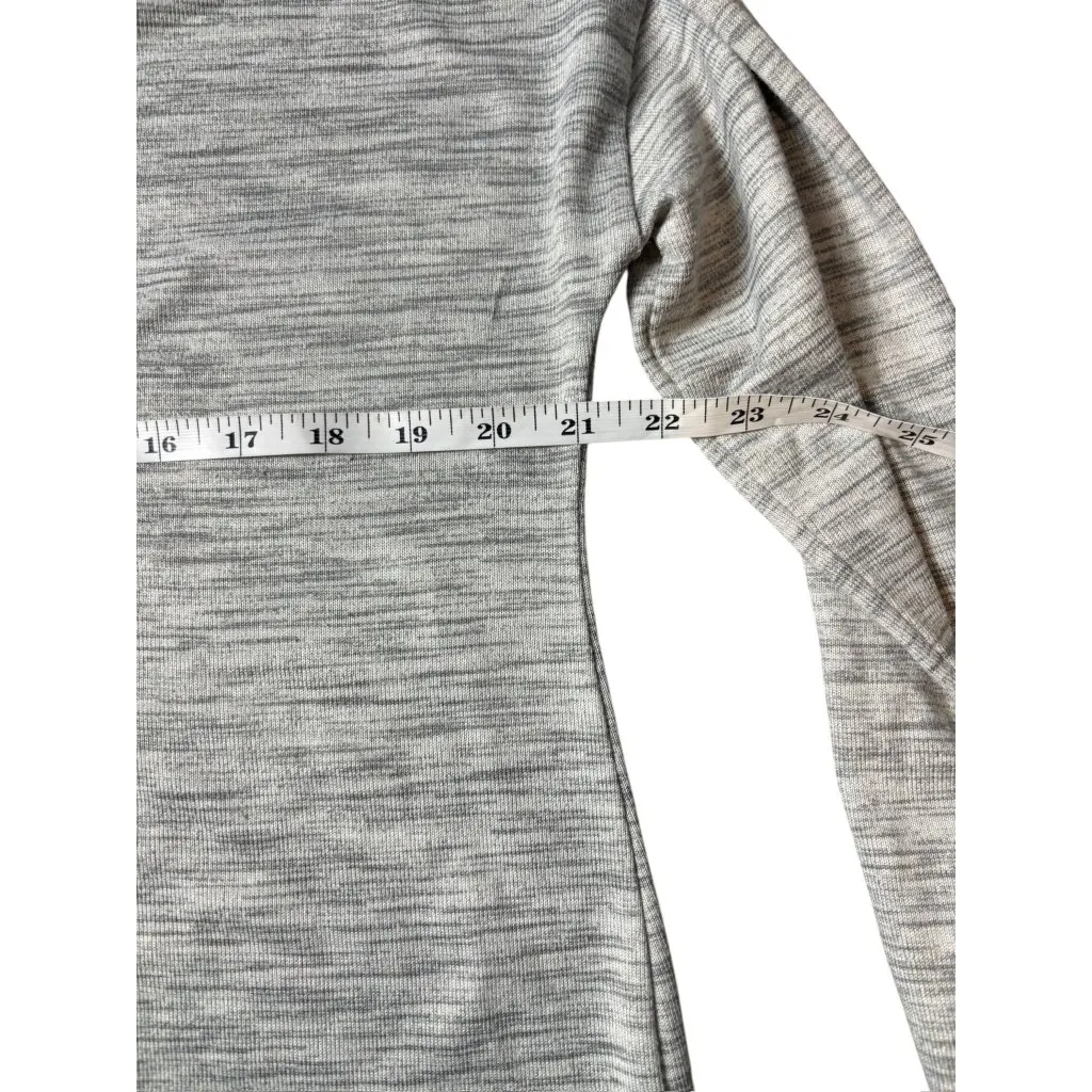 Secret Treasure Women's Light Gray Long Sleeve Top Size M - Image 5