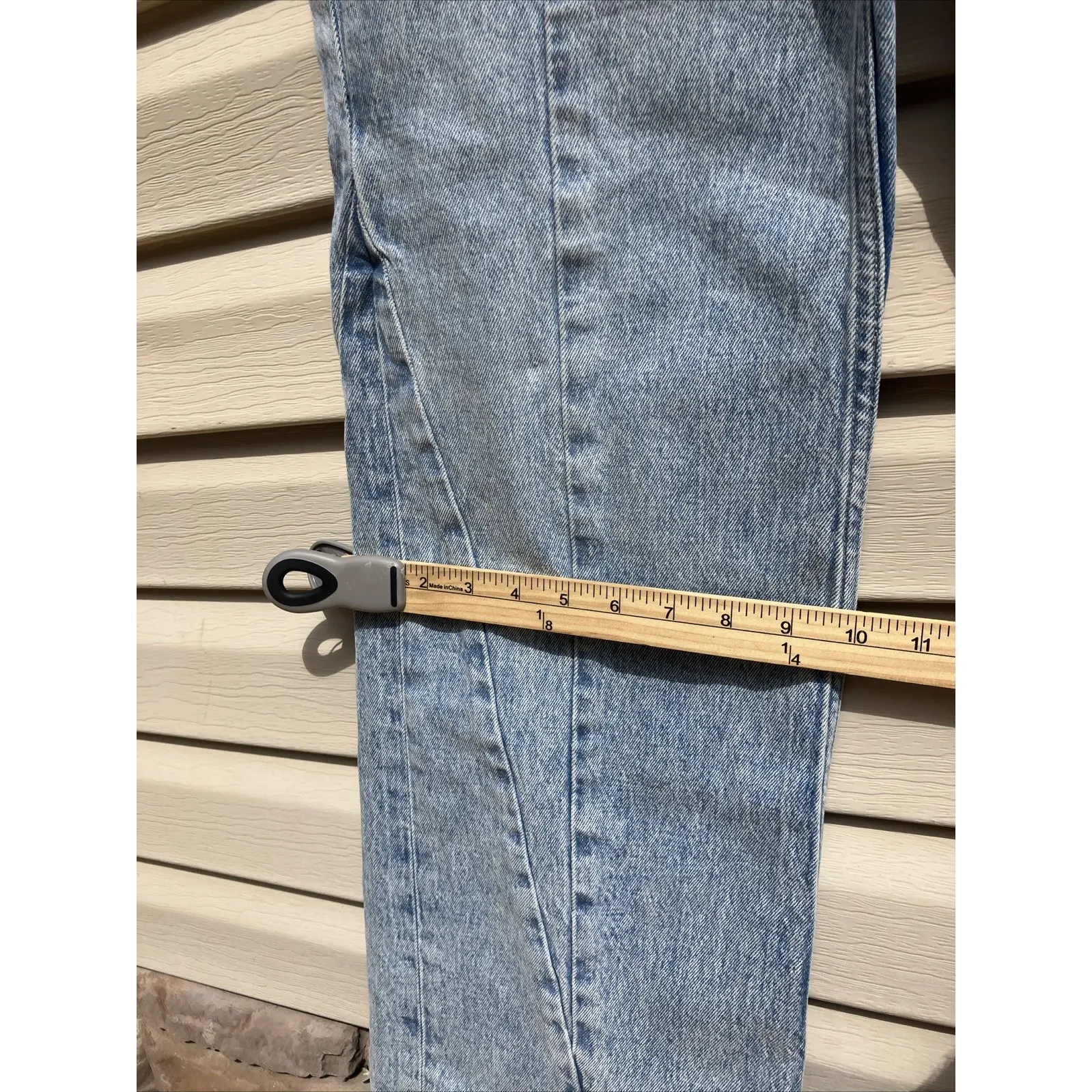 Arizona‎ Jeans Women's Wide Leg High Rise Relaxed Blue Denim Jeans Size 0 NWT - Image 9