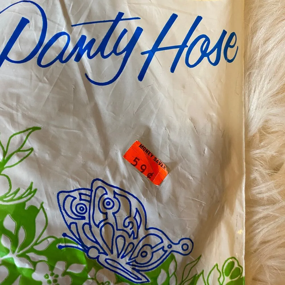 Durham Hosiery Mills Vintage Nylon Panty hose Small/Medium Brown Mist - Image 2