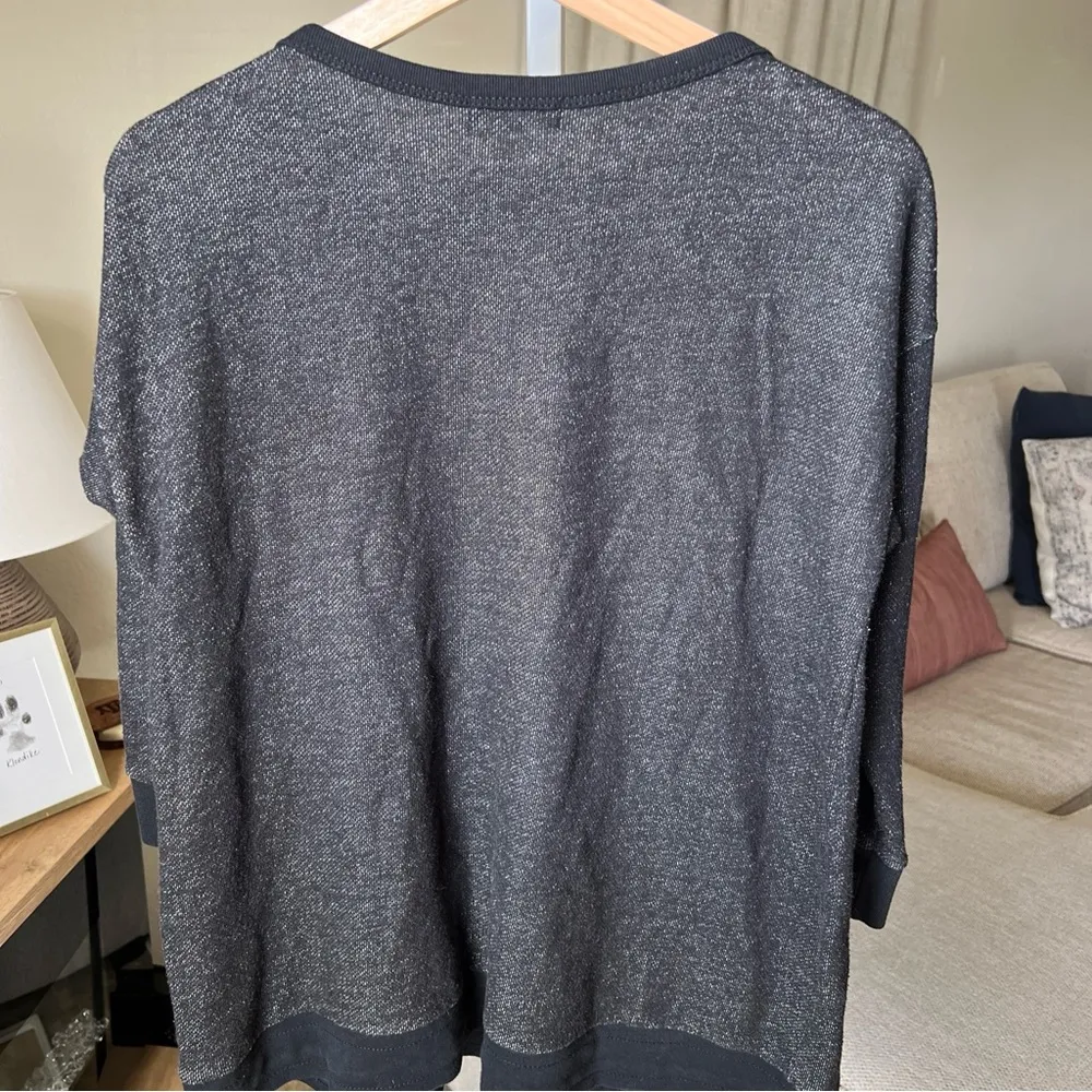 Lauren Jeans Co Ralph Lauren Women’s Black Pullover 3/4 Sleeve Sweater Size L - Image 7