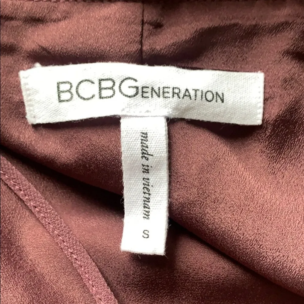 Revolve BCBGeneration mauve halter neck ruffle dress! - Image 5