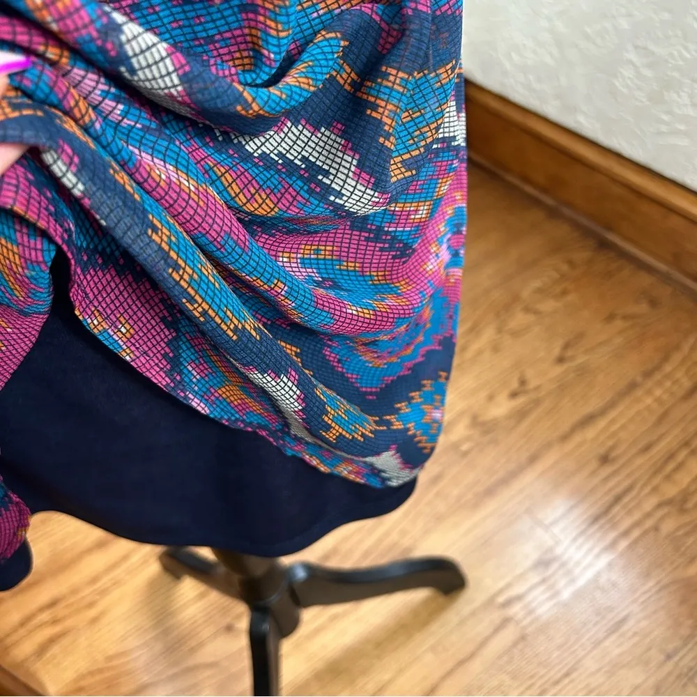 Band Of Gypsies | Geometric Boho Short Sleeve Lined Mini Dress Size XS - Image 7