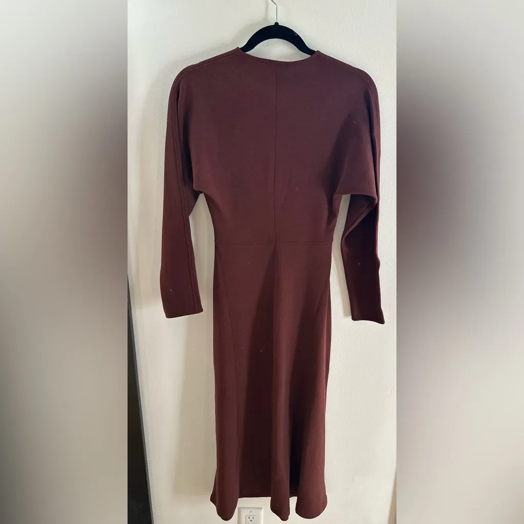Zara Brown Long Sleeve Dress, NWT - Image 3