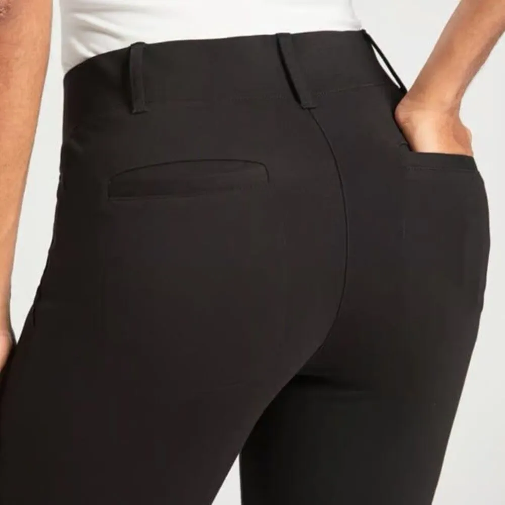 NEW Betabrand Two-Pocket Dress Pant Yoga Pant Bootcut (Black) - Image 4
