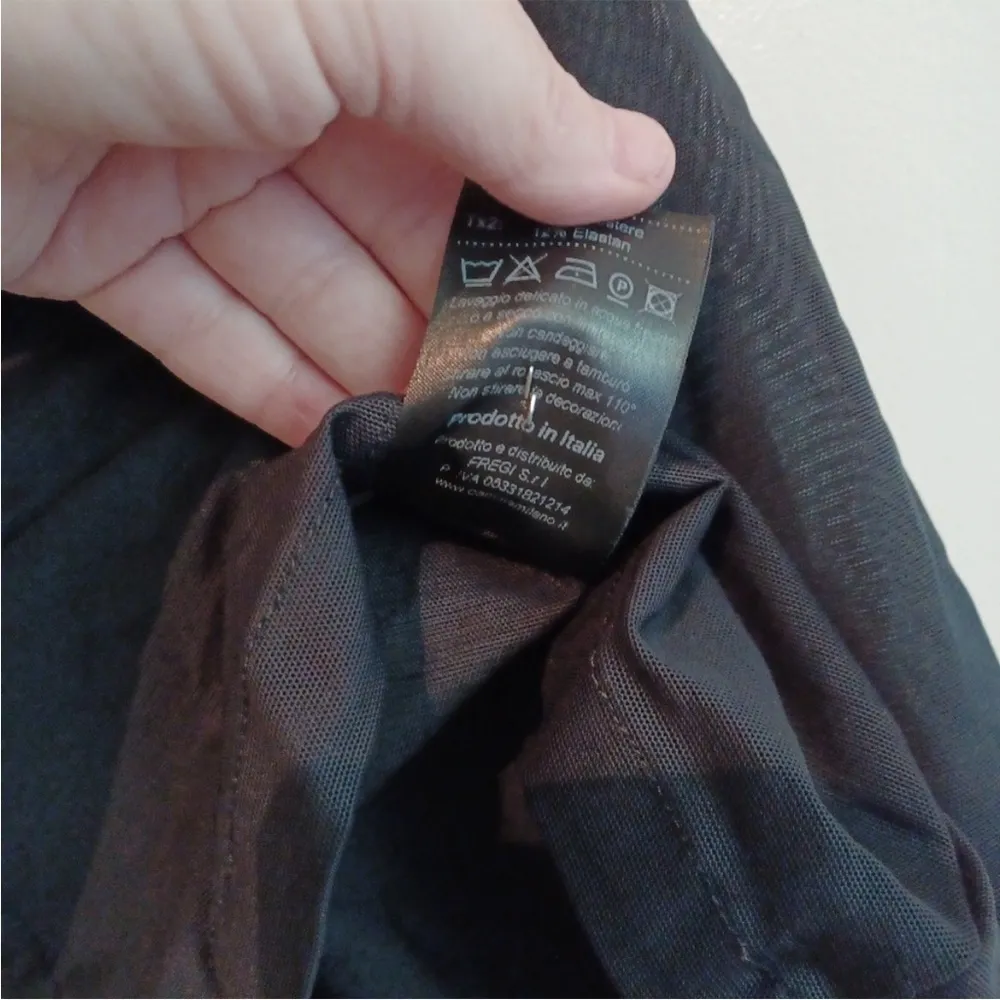 Camillo Milano Sheer Blazer Black Size M - Image 5