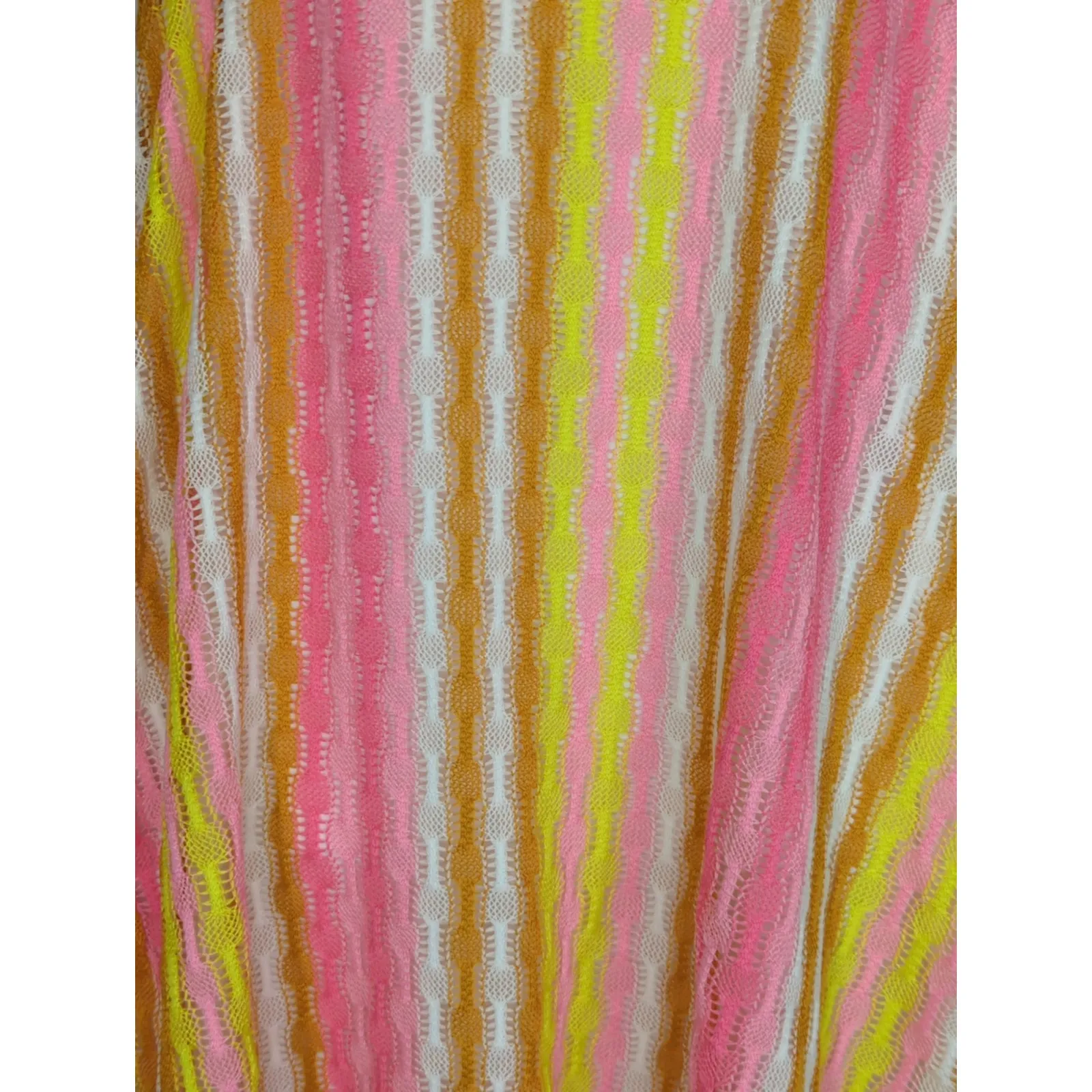 Wild Fable Multicolor Crochet Striped Halter Dress XXL NWT Vacation Coastal - Image 3