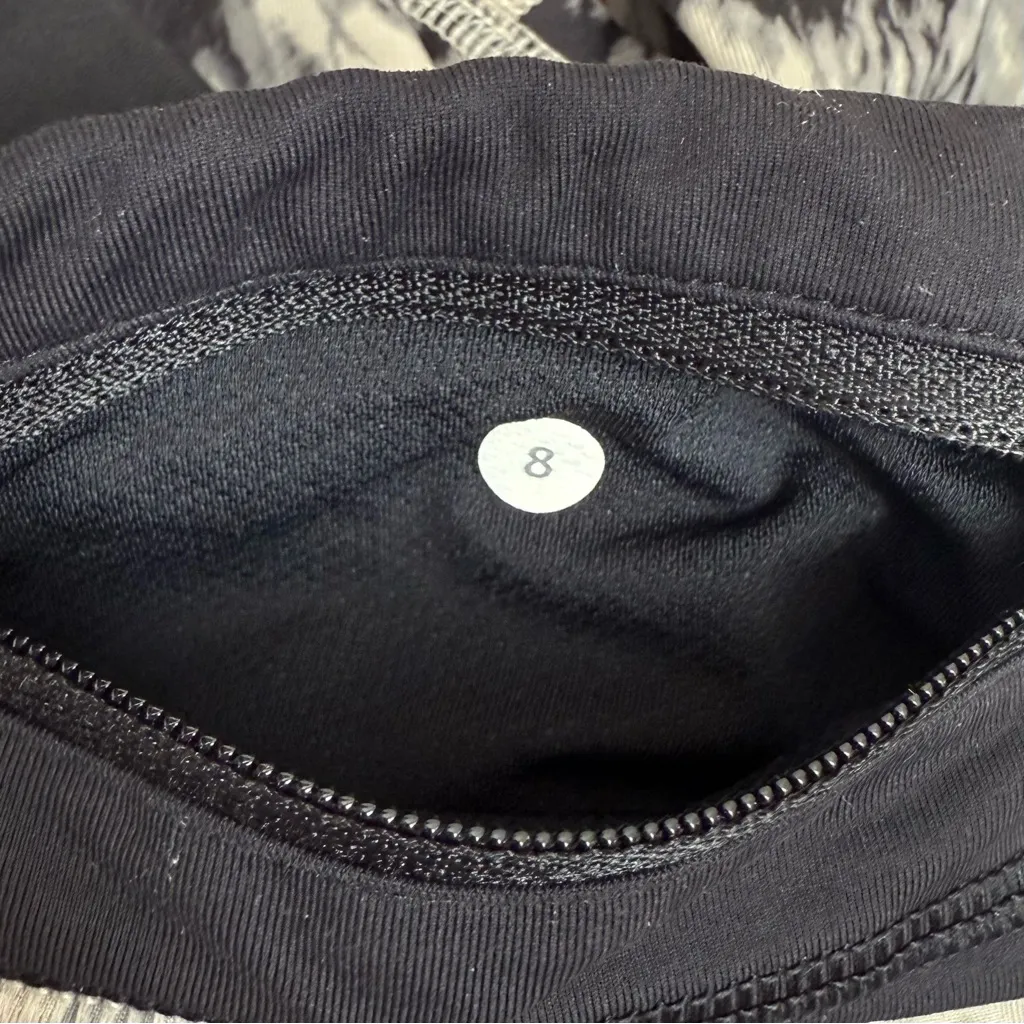 LULULEMON Run: Inspire Crop II All Luxtreme Great Granite Black Mojave Tan Sz 8 - Image 14