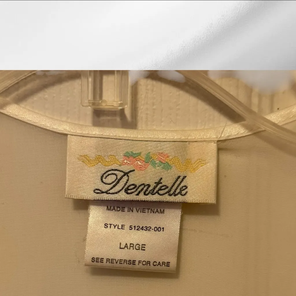 Dentelle 2‎ Piece Robe & Negligee Set as is Size L - Image 12