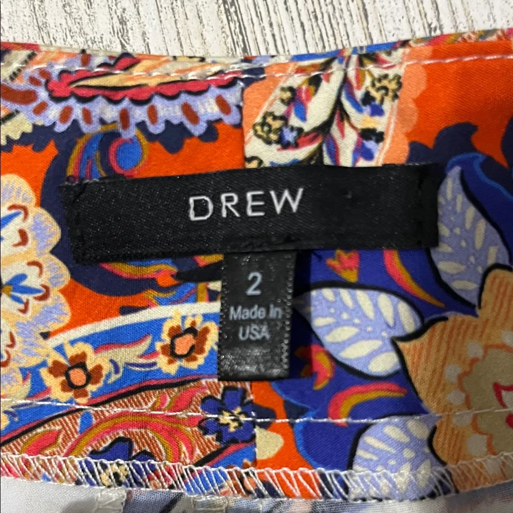 DREW Paisley Print Women's Shorts size 2 - Image 5