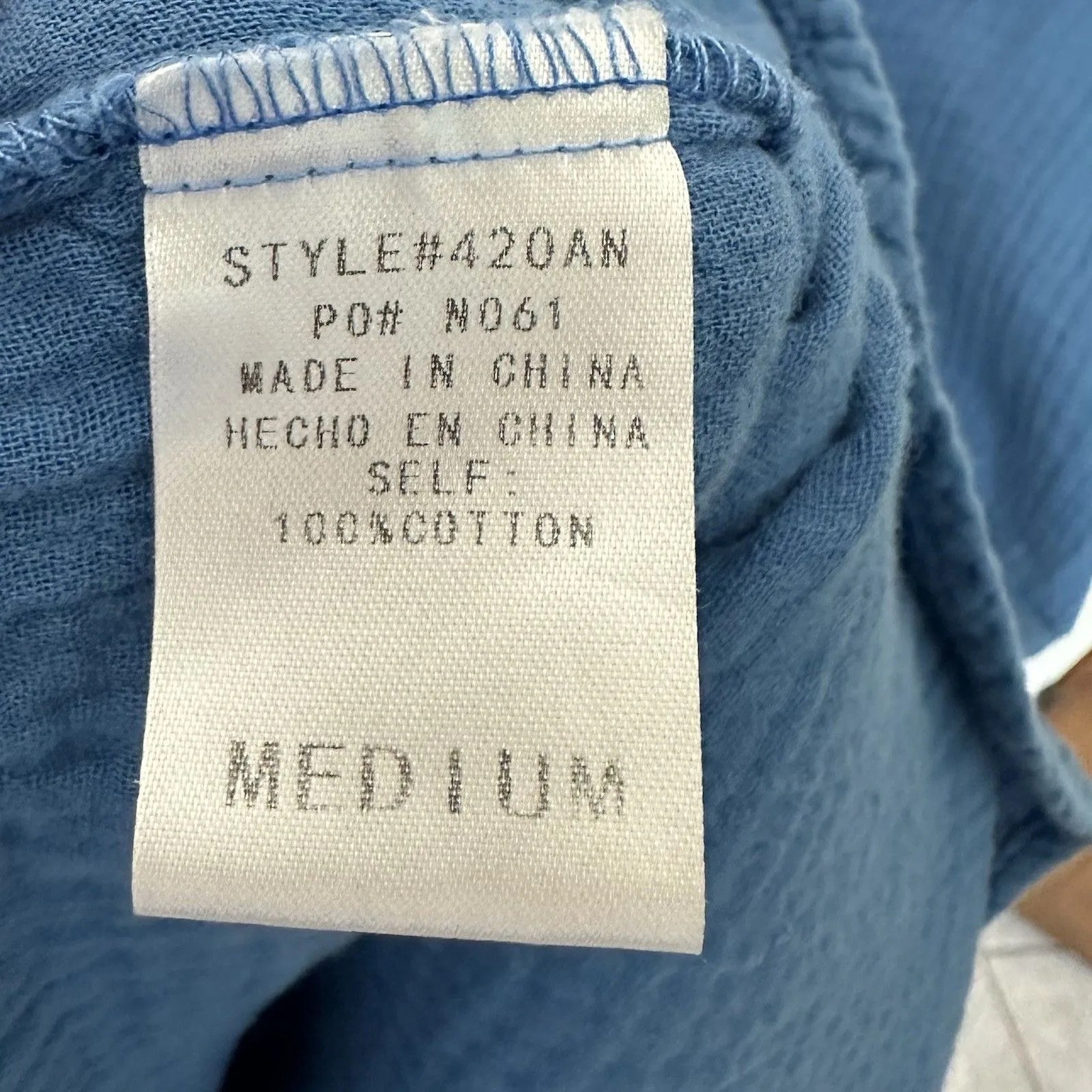 AEMI & Co Dress Med Sleeveless Midi Blue Lagen Beachy - Image 6