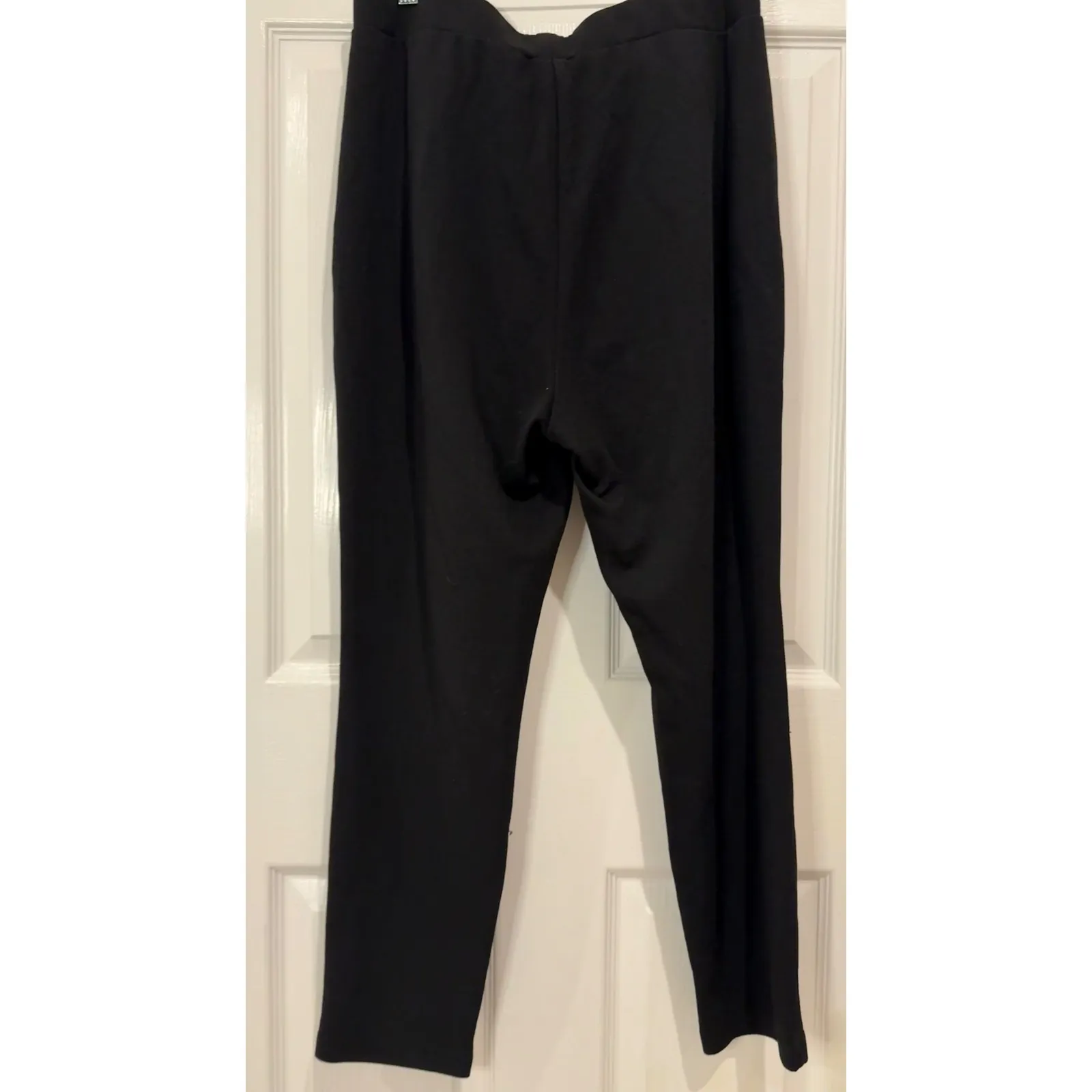 ✅3-for-$12✅ Shein Curve Black‎ Dress Pants Elastic Waist Pockets 1XL - Image 4