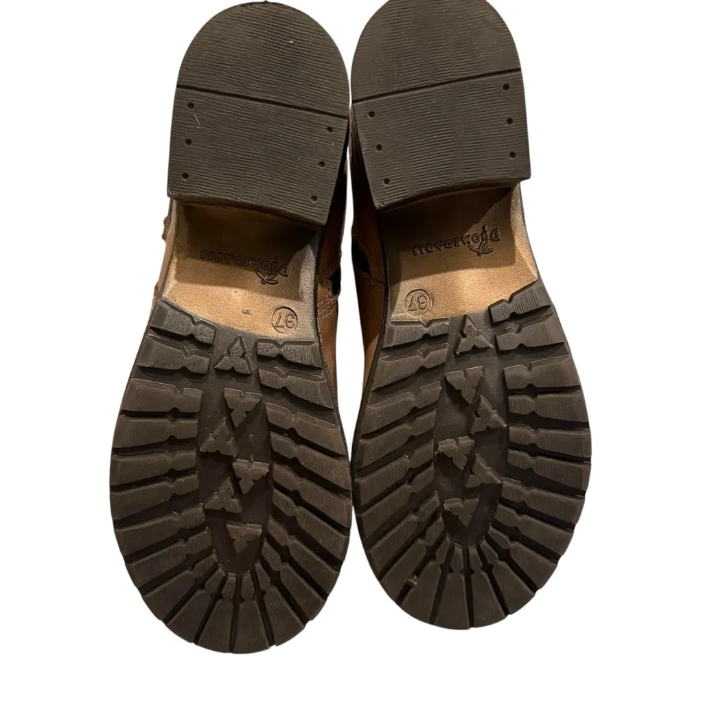 Dromedaris Kikka Leather Boot in Taupe, Sz 37 Tan - Image 13