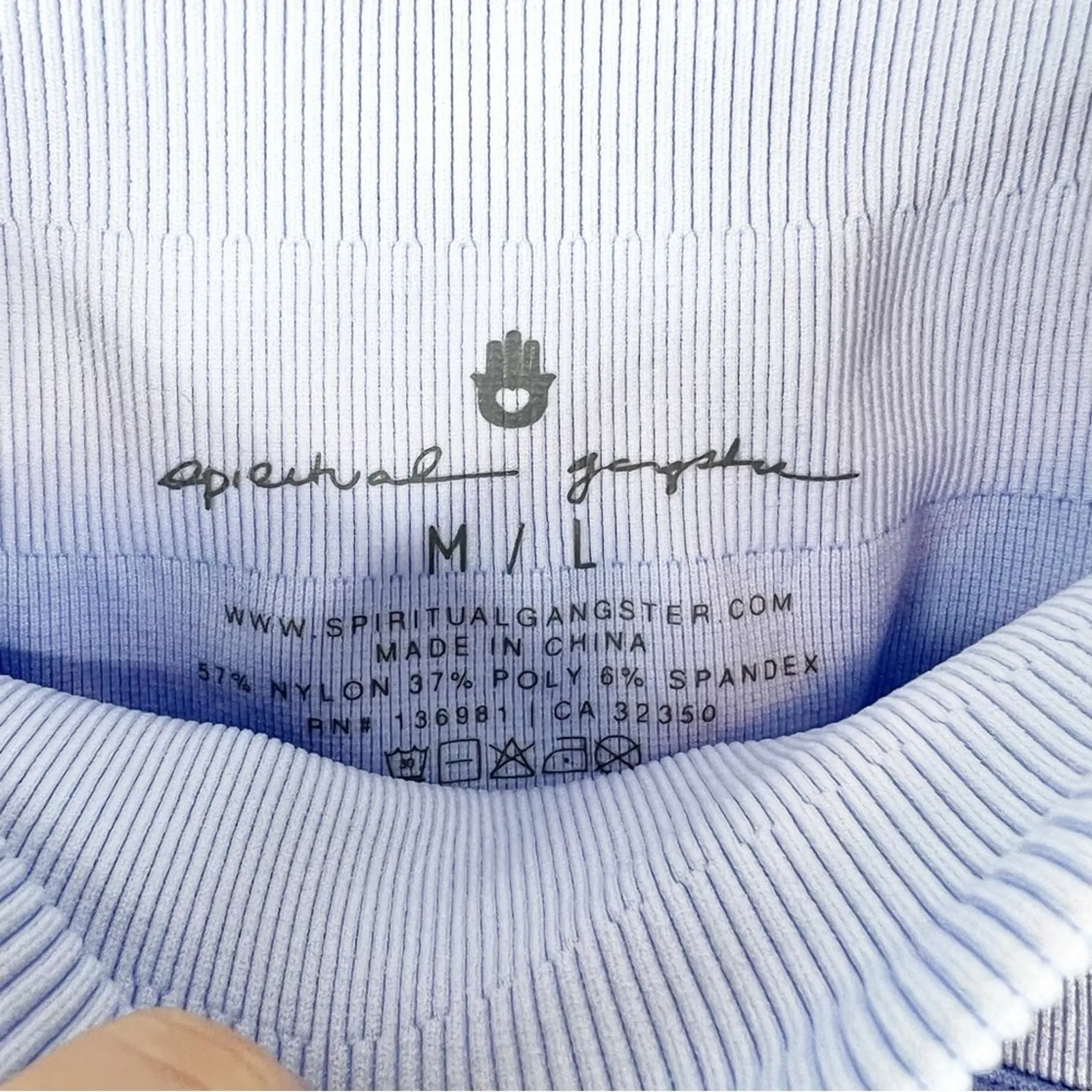 Spiritual Gangster‎ Love Sculpt Animal Print Seamless Leggings M/L Blue - Image 7