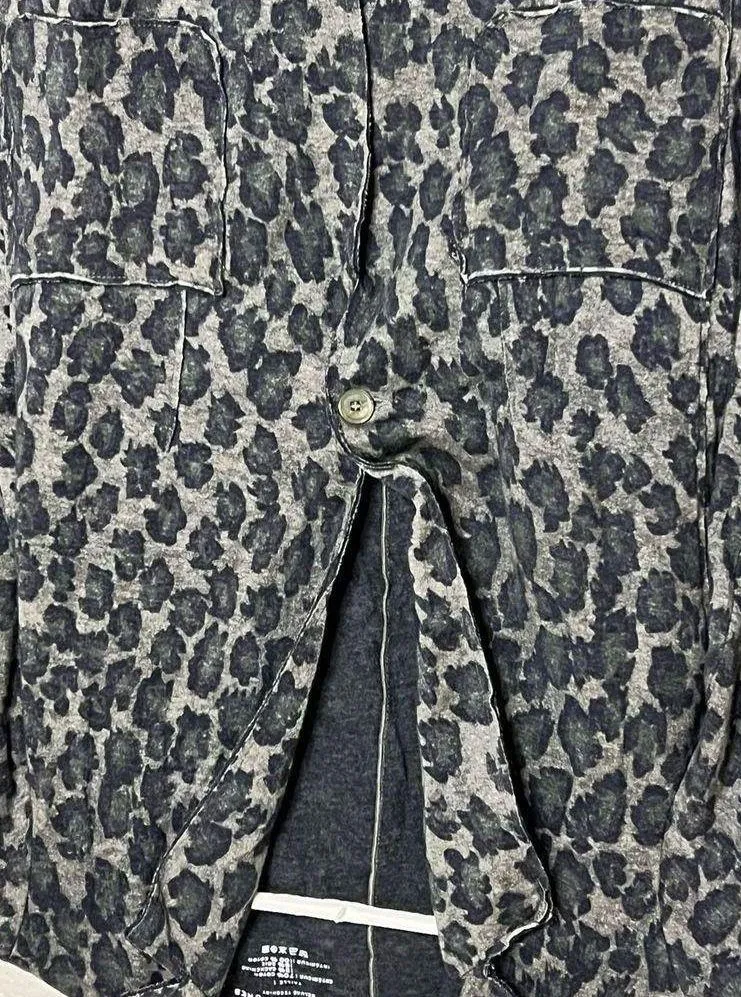 Majestic Filatures Leopard Print Cotton/Cashmere Blazer silk 1 - Image 3