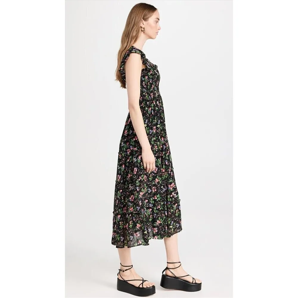 💕HILL HOUSE HOME💕 The Ellie Nap Dress ~ Berry Floral Print Small - Image 5
