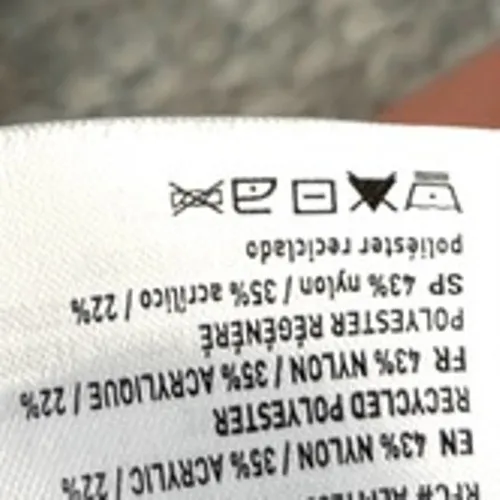 American Eagle  sz M Womens Cozy Oversized Striped Open Front Sweater W/ Pockets - Image 7