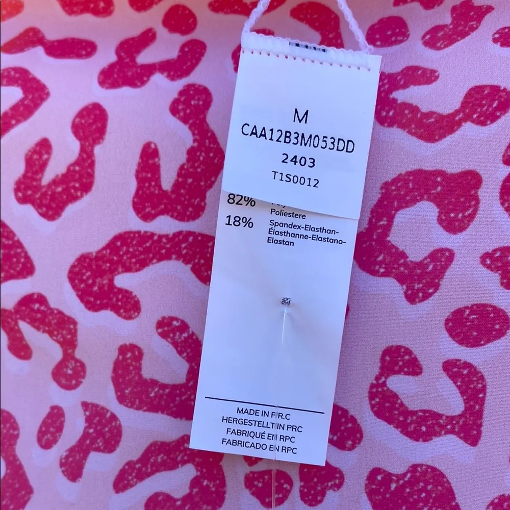 Cupshe Pink Leopard Bikini Bottom - Image 3