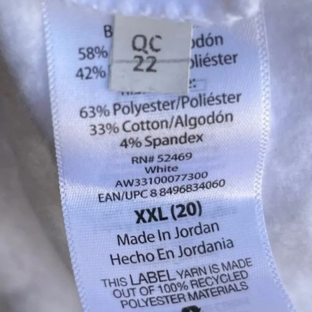 Vintage Athletic Works Sweatshirt Women’s White Designer Stones Vogue Sz 2XL - Image 13