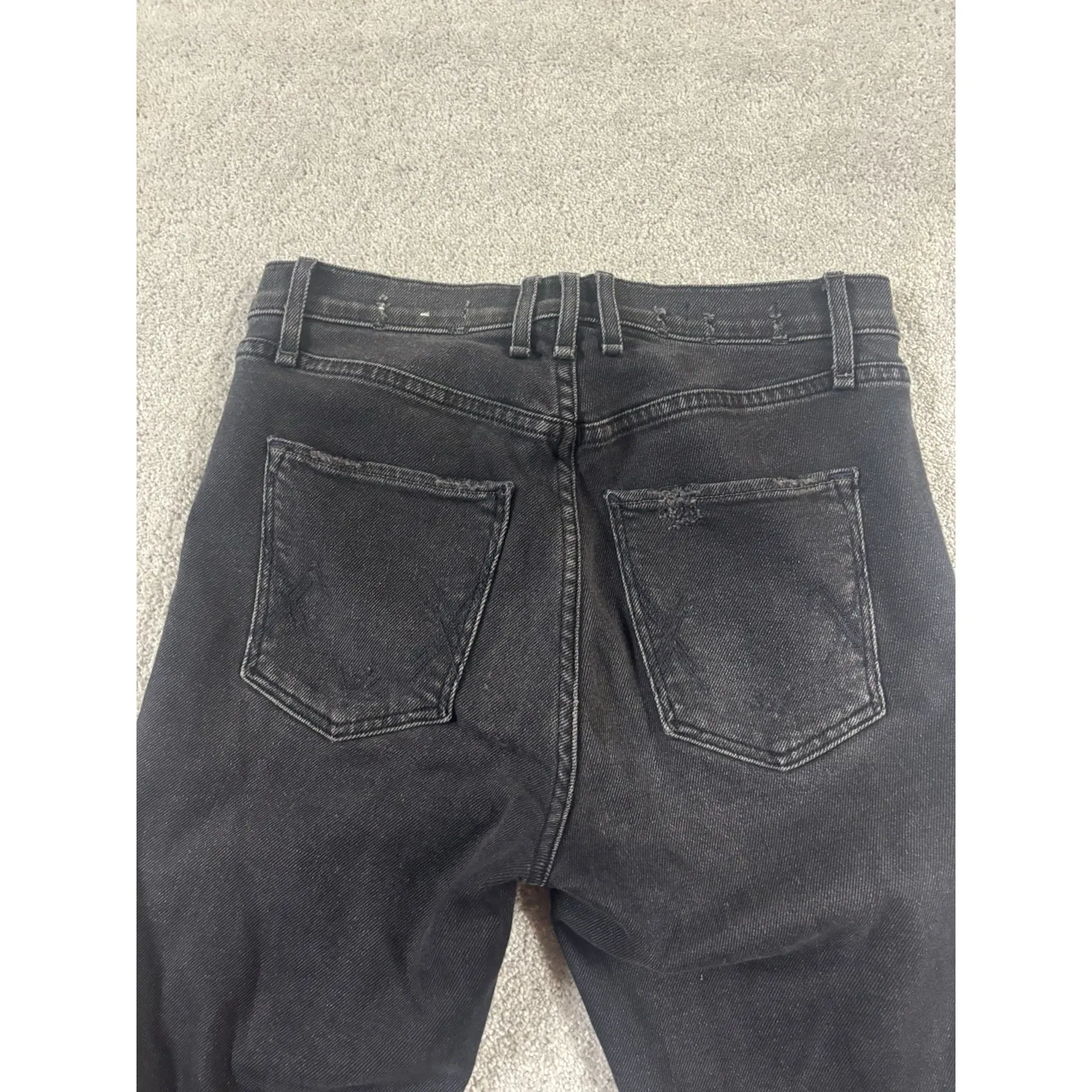 womens mcguire jeans newton skinny black gray‎ wash size 27 - Image 15