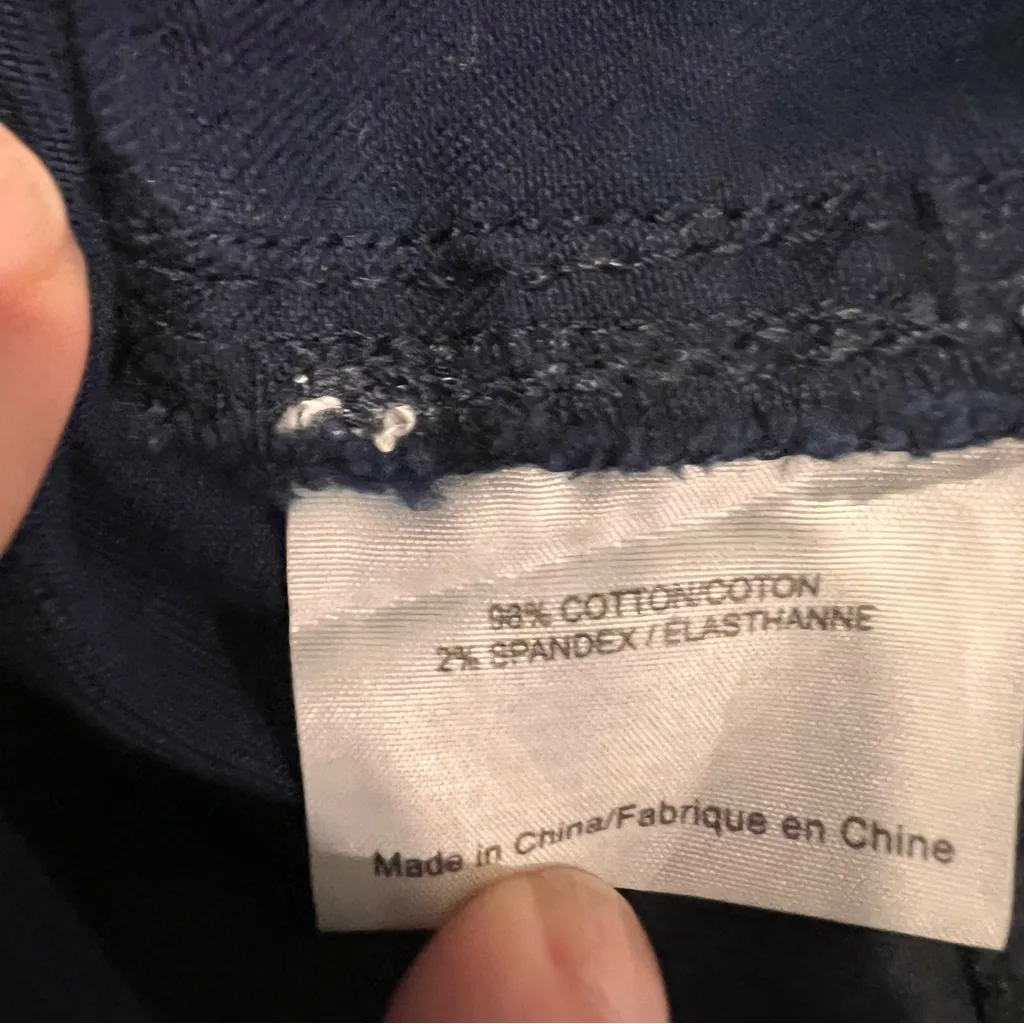 Tory Burch Navy Daisy Dot Emmy Floral Patterned Pants - Image 12