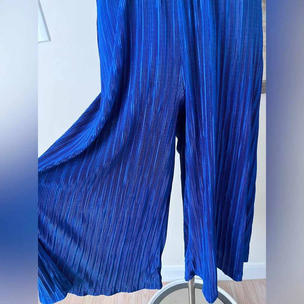 Anthropologie Maeve Sonata Jumpsuit in Blue Size 8 NWT $138 - Image 3