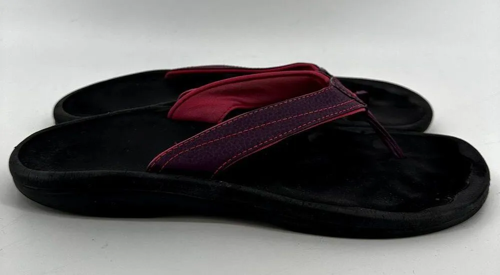 Olukai Kulapa Kai Thong Sandals Water Resistant Outdoor Beach Purple Black 12 - Image 5