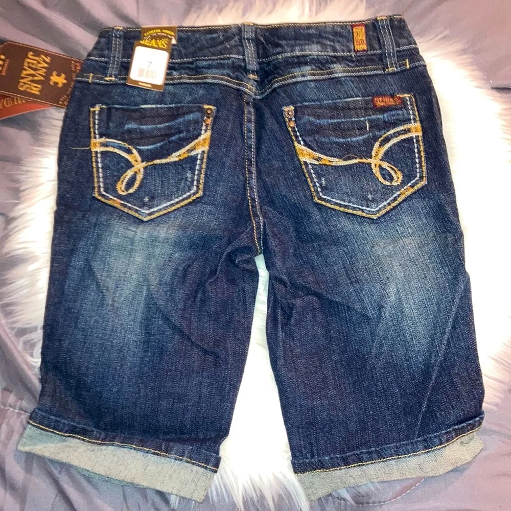 Vintage Denim Capris - Image 2
