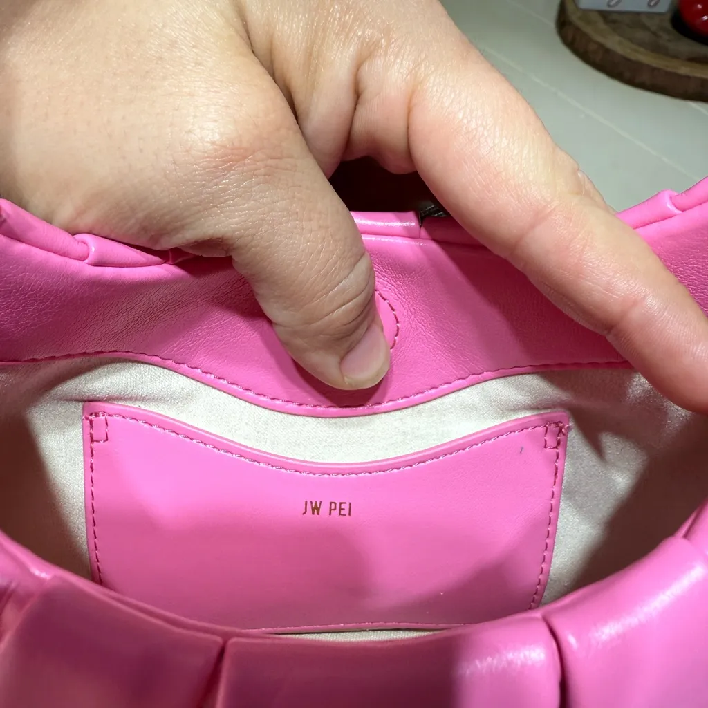 Gabbi Ruched Hobo Handbag - Pink - Image 5