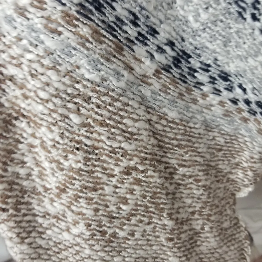 Umgee  Color Block Knit Poncho - Image 2