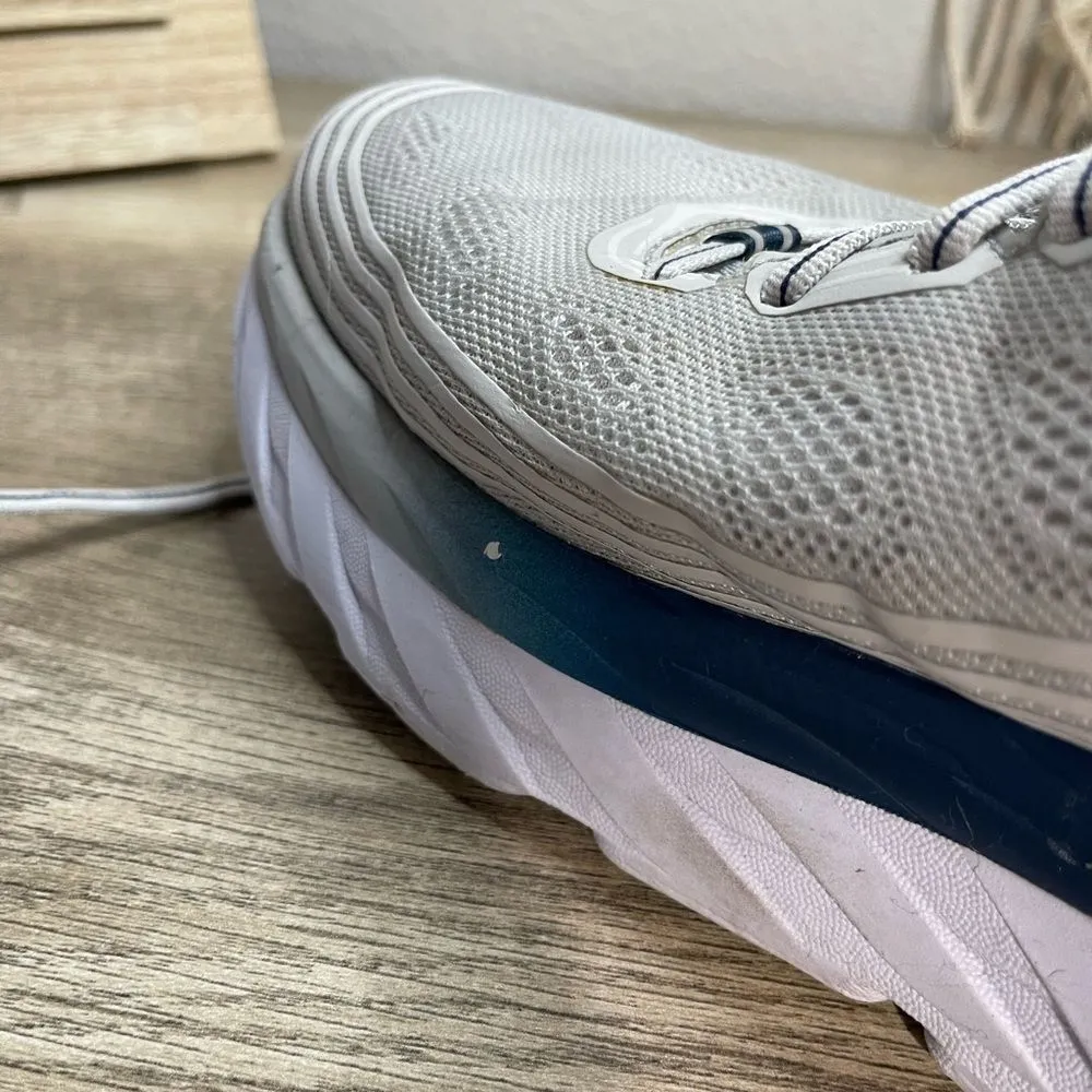 Hoka One One Bondi 6 Grey Blue Sneakers Shoes - Image 8