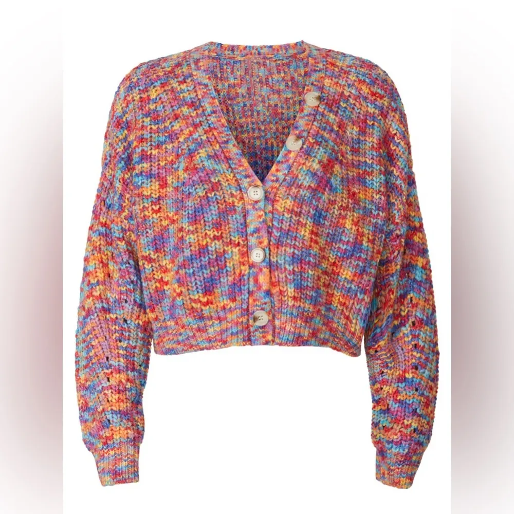 Line + Dot Bonnie Multicolor Cardigan - Image 4
