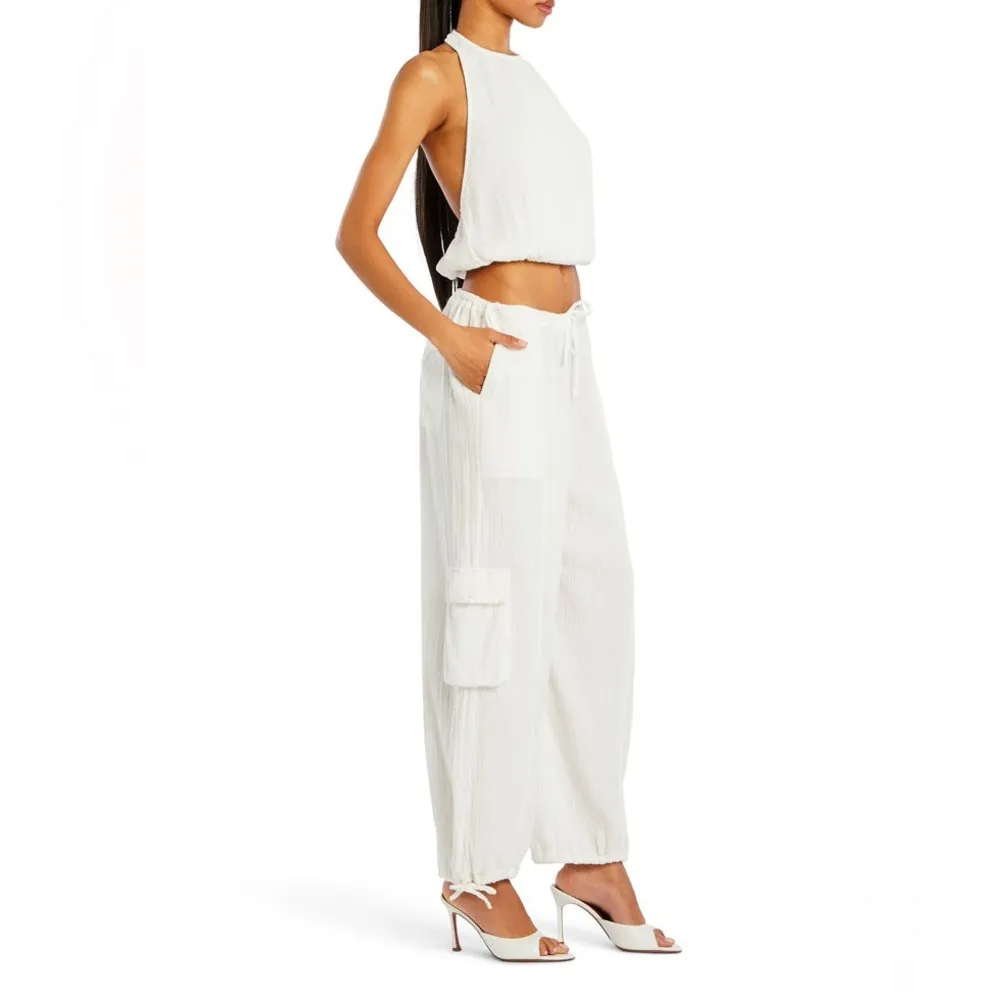 SER.O.YA Zira Gauze Cargo White Small - Image 2