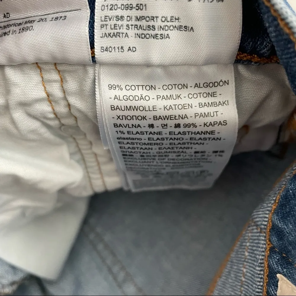 Levi’s Premium Women’s 501 SKINNY Jeans Size 25 x 30 - Image 11