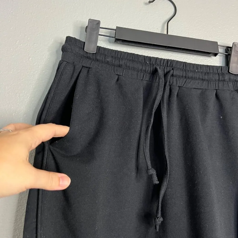 NWT Calme by Johnny Was Terry Commuter Short Skirt Athletic Black Pockets‎ XS - Image 4