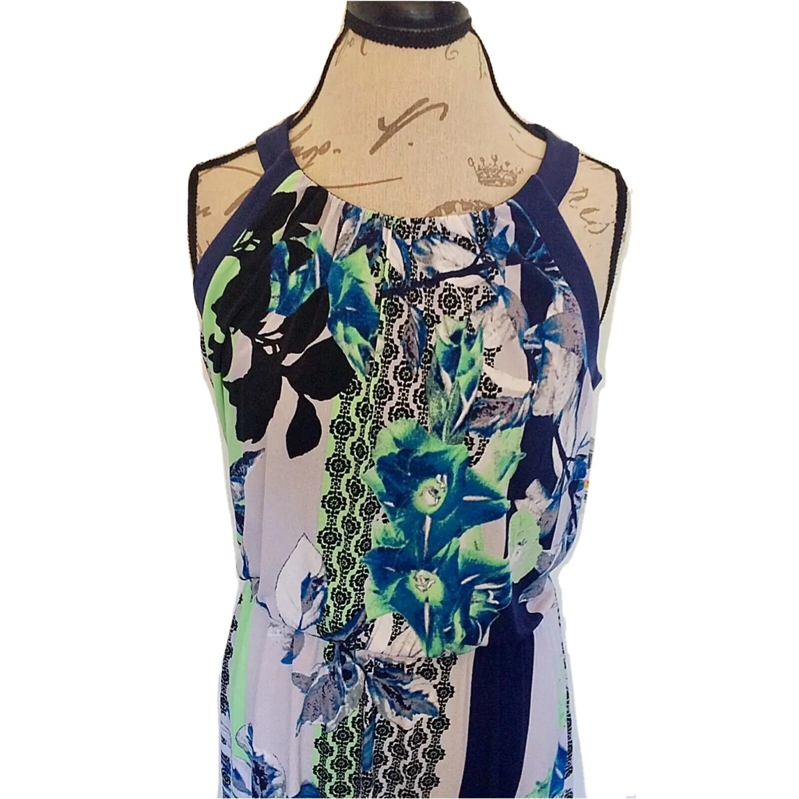 Style & Co Womens Dress Sz Small Floral Vacation Resort Travel Tropical Beach - Image 5