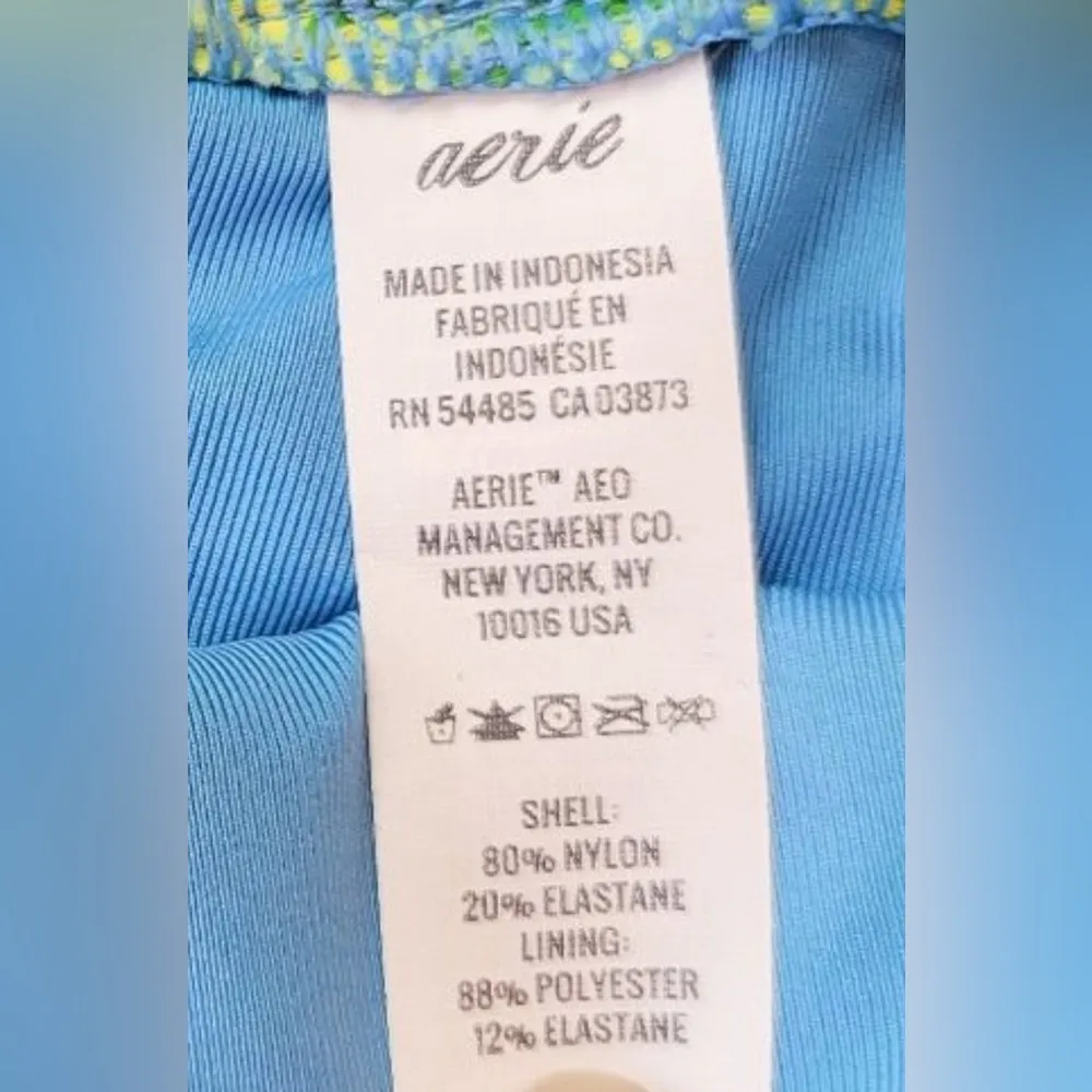 Aerie Daisy Floral High Cut Cheeky Bikini Bottoms - Image 7