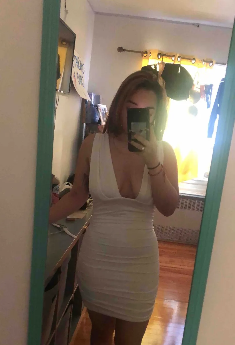 White Dress Size M - Image 3