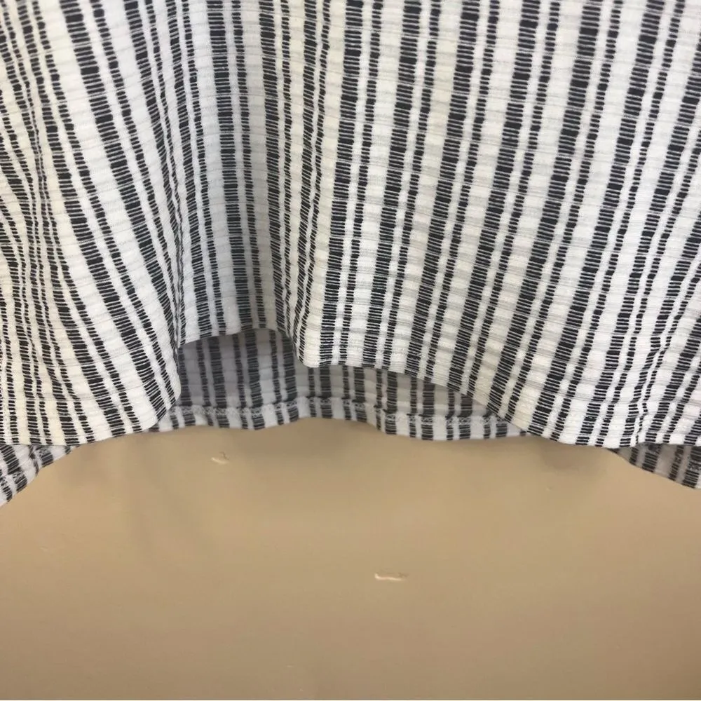 Zara W&B Collection Striped Tank Womens With Pocket Nautical‎ Size Small Beachy - Image 5