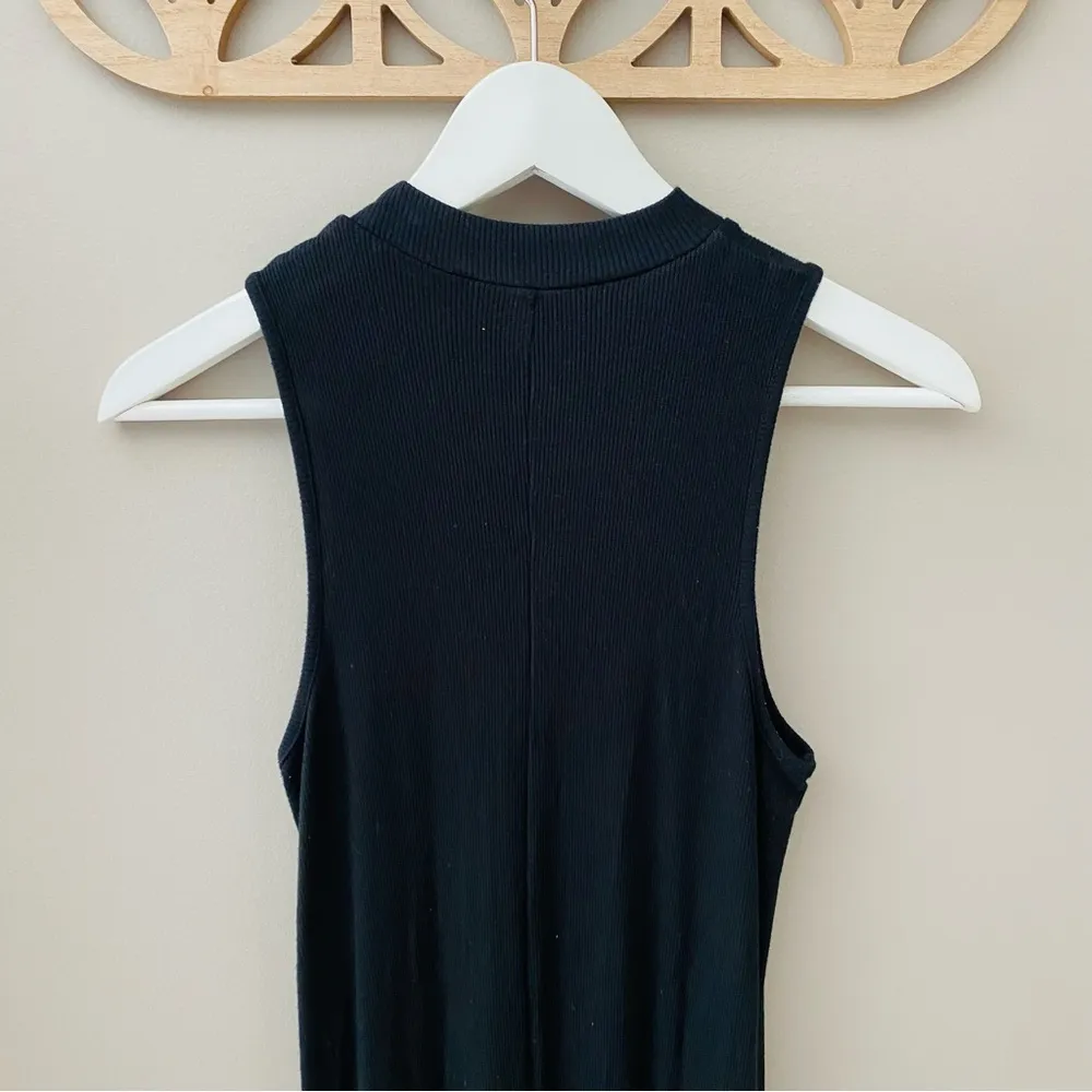 Mossimo Supply Co. Long Sleeveless Dress Black Sz Medium - Image 9