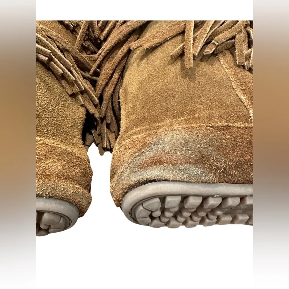 MINNETONKA SHOES BOOT. DOUBLE FRINGE SIZE 6.5 - Image 7