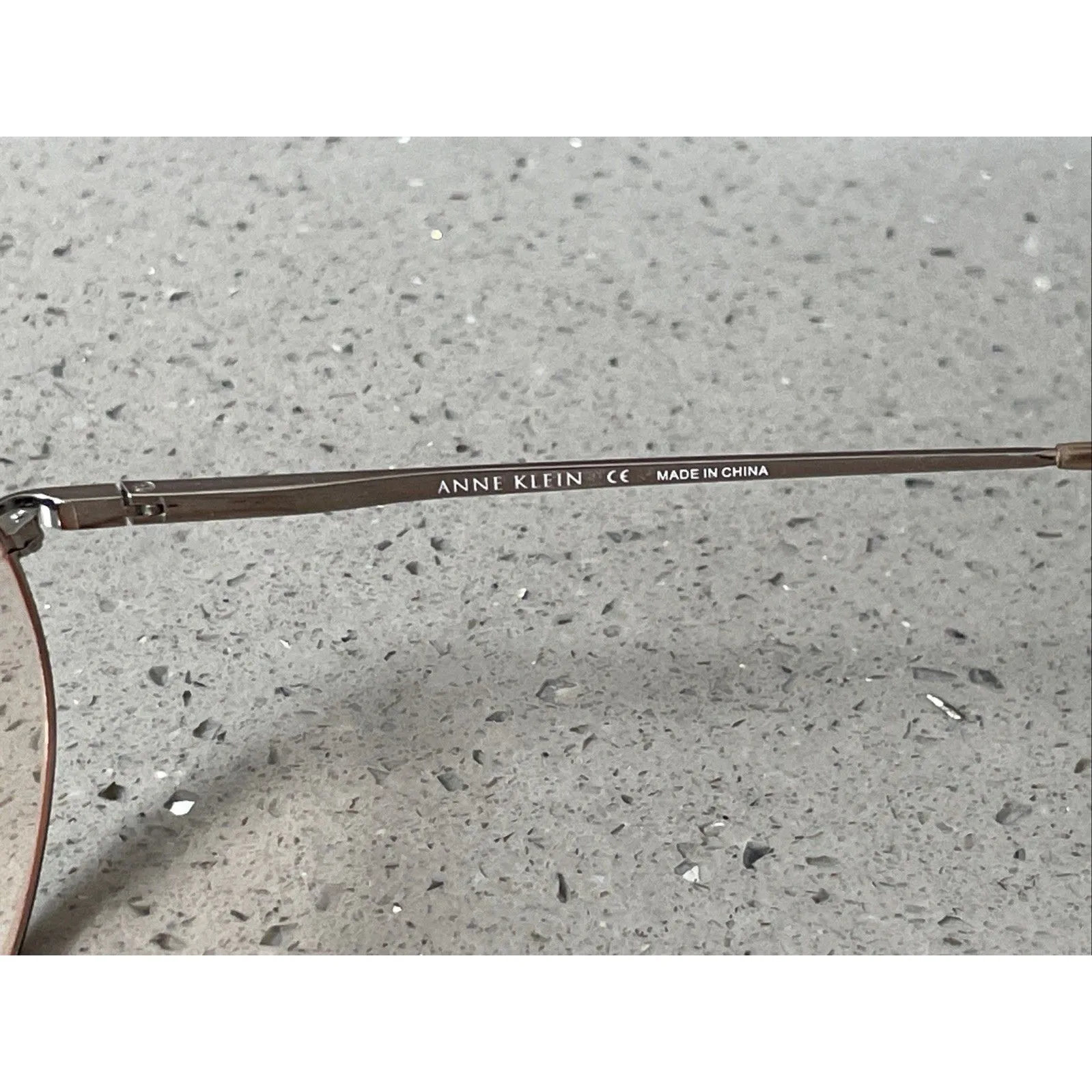 Anne Klein Eyeglasses Frames ONLY AK7010 K1046 Oval Full Rim 48-19-135 Gold - Image 7