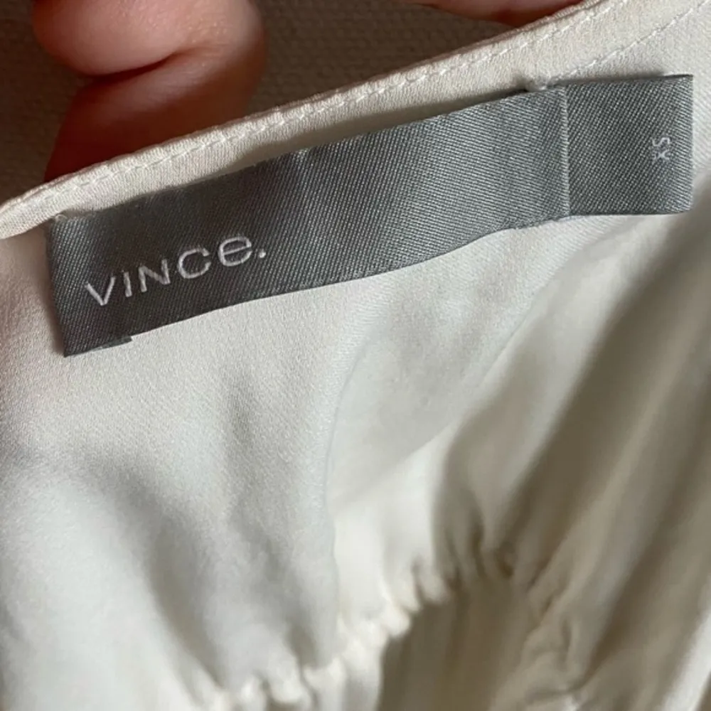 Vince • Ruched Back Split Neck Blouse - Image 86